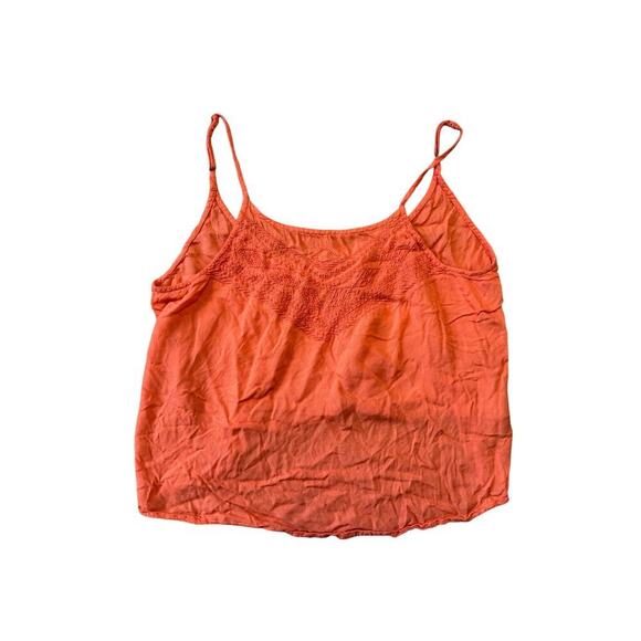 ROXY Tank Top/Crop Top; size medium; orange - Picture 1 of 7